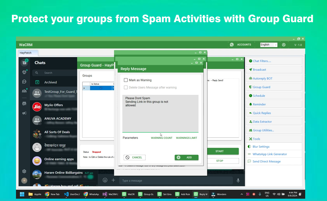 Interface de Agendamento